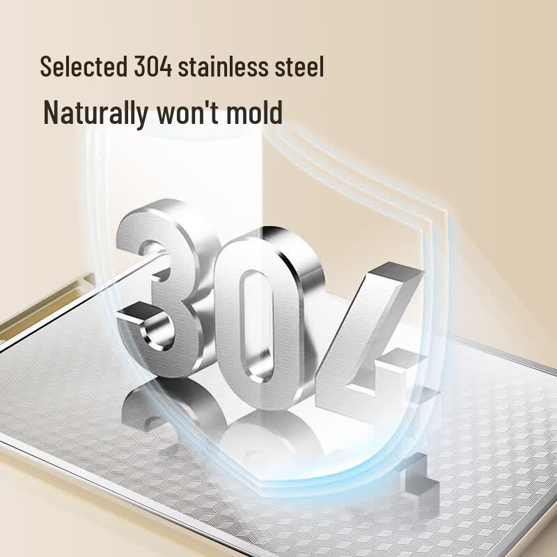 COOKER KING Antibacterial 304SS Double-Sided Chopping Board with Grinder