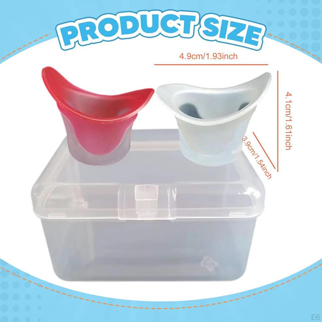 2 Pieces Eye Wash Cups Cleaning Portable Bath Keep Your Eyes Clean Measuring Cup Rinse