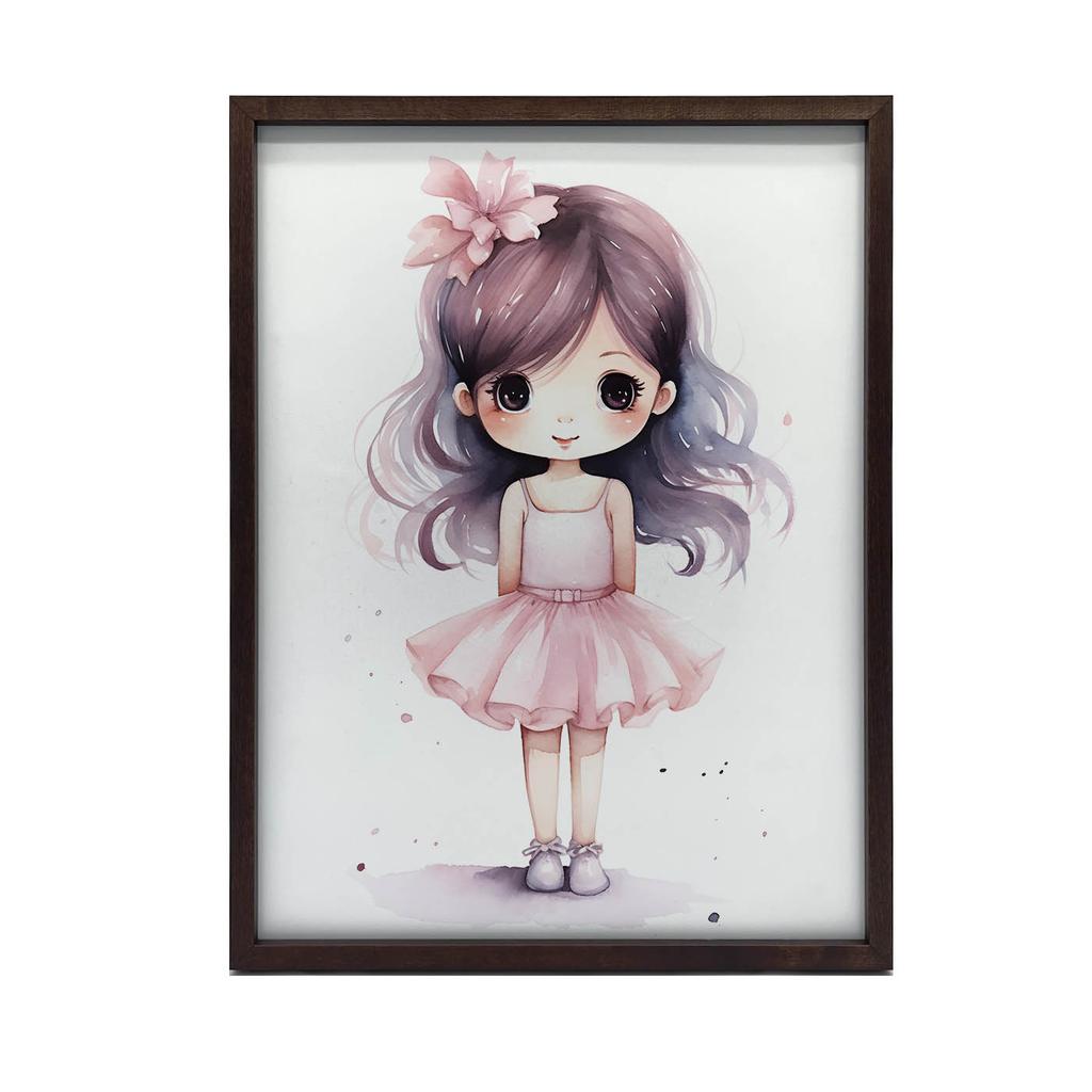 Mała Księżniczka Mała Księżniczka, 40X50 Cm, Rama Aluminiowa Złota, Papier Matowy 230 Gsm