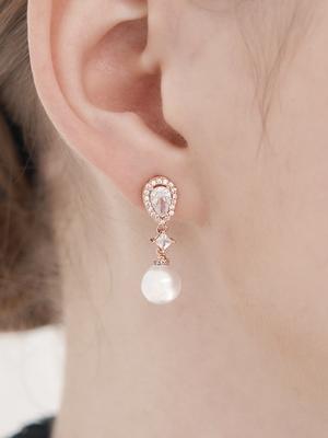 Ellejewelry 14K Gf Fine Teardrop Pearl Long Drop Earrings Elgpee556