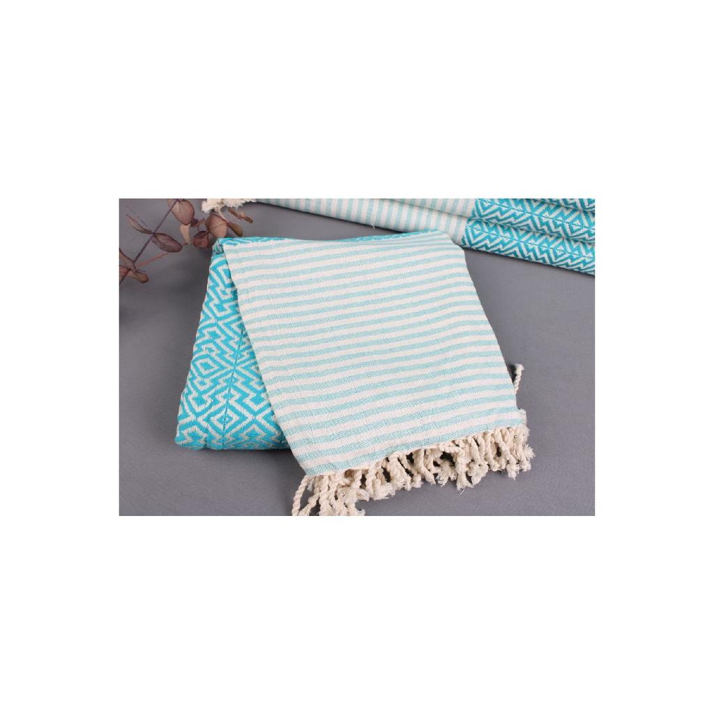 Peshtemal Black 95x190 Cm Cotton Beach Peshtemal Beach Towel