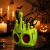 PLA Skull Pen Holder Plastic 3D Printed Pencil Pot Glow in Dark Stationery  School Students
