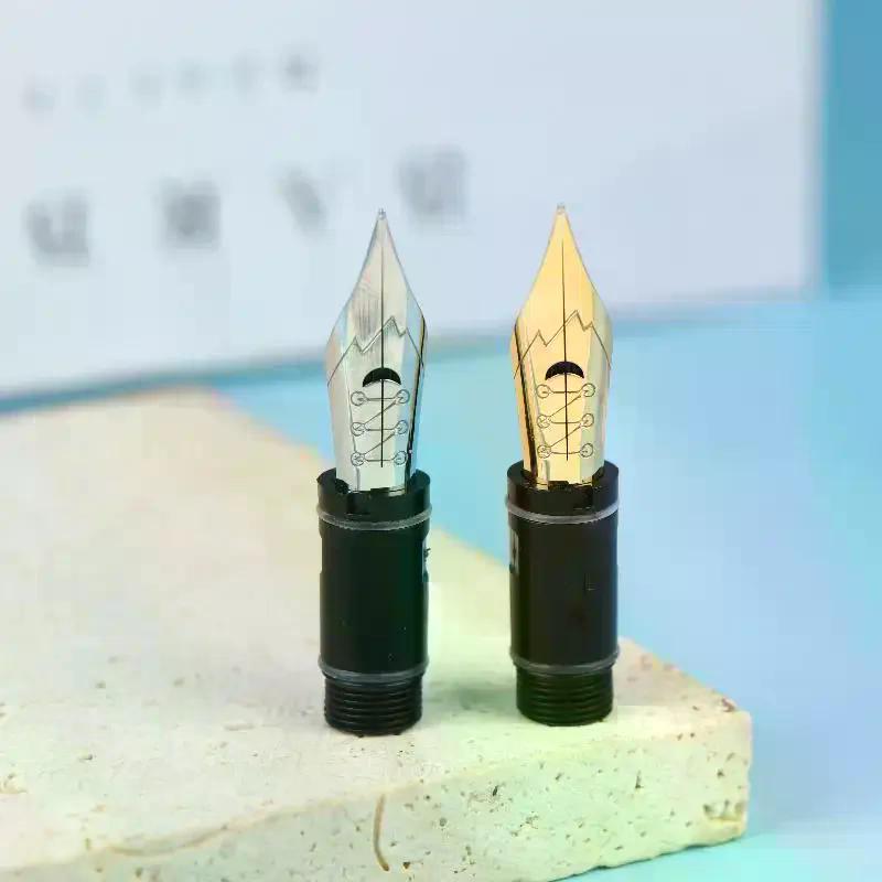 Creativo Per MAJOHN P136 P137 P138 P139 N.6 Solf Pennino Flessibile Sezione Presa Pennino Stilografica Copperplate ES ER Corpo Rotondo Pennino
