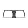 For BMW 3 Series E46 1999-2004 Accessories Carbon Fiber Car Dashboard Panel Left and Right Air Vents Trim Frame Cover Stickers