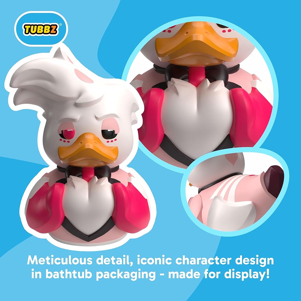 TUBBZ NS5557 Collectible Duck Figure with Unique Design and High Detail, Fun Home Decor