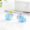 2 Peças de Miniaturas de Tubarão Fofas Resina Pequenas Ornamentos de Estilo Curativo Mini Decorações de Animais para Acessórios de Carro Mesa?