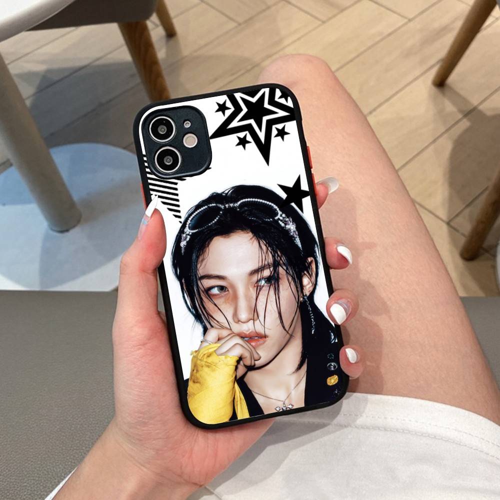 1pc Cool Kpop Singer S-stray K-kids Phone Case For IPhone 14 11 12 13 Mini Pro Max 8 7 Plus X XR XS MAX Translucent Matte Cover