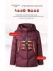 Elderly Women's Hooded Down Jacket - Warm Cotton Coat for Winter, Chinese Style, for Middle-Aged and Elderly