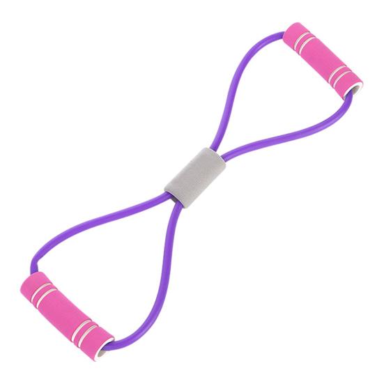 8-Shape Gym Workout Yoga Exercise Resistance Rope Loop Bands Train Fitness Tool