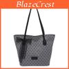 Large Capacity Womens Shoulder Bag With Bow And Polka Dots For Daily Casual Use