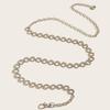 Rhinestone Waist Chain Metal Accessories Belt With Skirt Dress Waist Chain Decoration Thin Belt Tide