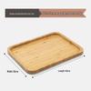 Bamboo Rectangular Serving Tray