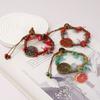Live Stream Xiaohongshu Ethnic Style Literary and Artistic Weaving Ceramic Hand Rope Female Personality Literary and Artistic Accessories Wholesale