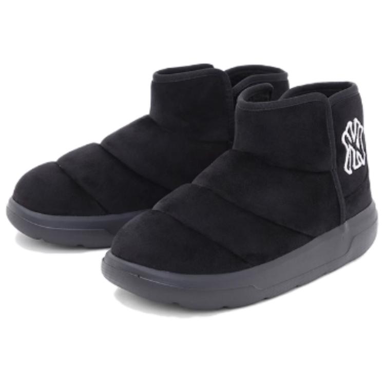 MLB New York Yankees Thermal Slip Resistant Short Snow Boots Women's Black 3AWBBCB46-