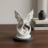 Minimalist Twist Butterfly Statue 3D Printed Desktop Art Ornament Butterfly Sculpture  Home