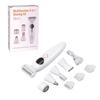 4-in-1 Women's Electric Shaver with USB Charging - Eyebrow Trimmer, Hair Removal for Sideburns, Underarms, Legs, and Bikini Area