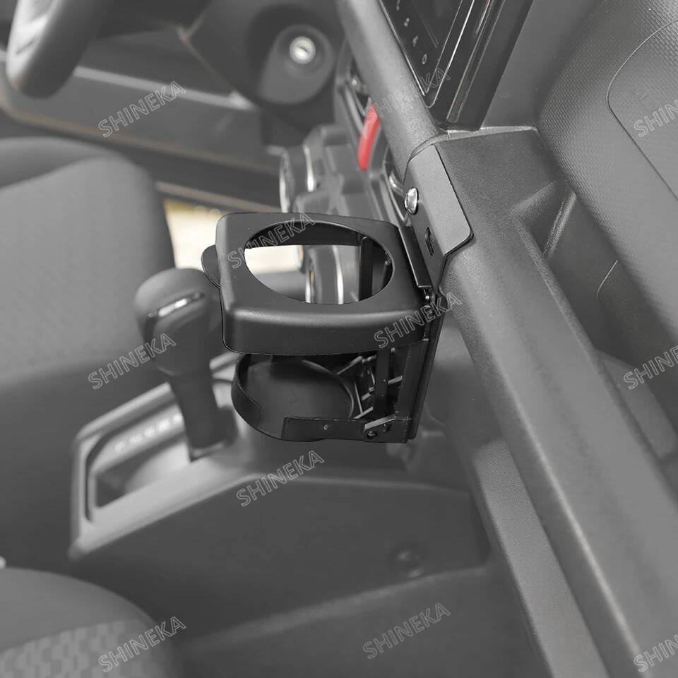 SHINEKA Car Side Door Water Cup Holder Drinkes Bracket For Suzuki Jimny 2019 2020 2021 2022 2023 2024 Up Interior Accessories