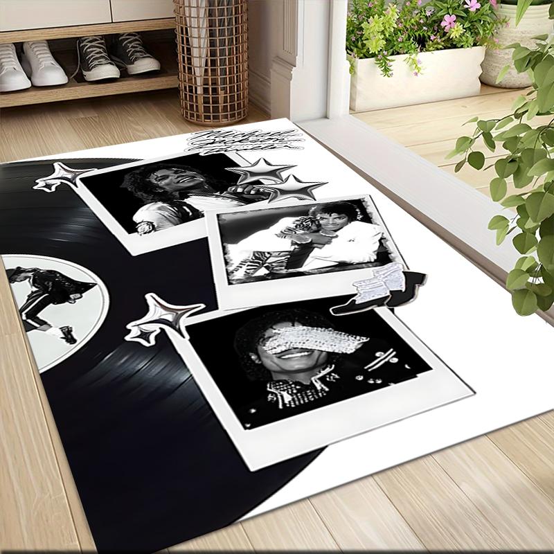 Michael Jackson'S Legacy Carpet Rug Soft Washable Anti Slip Home Living Room Sofa Mats Personalized Christmas Rug