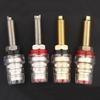 1 Pair Transparent Wire Connector Posts HIFI Speaker Terminals for Amplifiers Ensuring Secure and Stable Connection