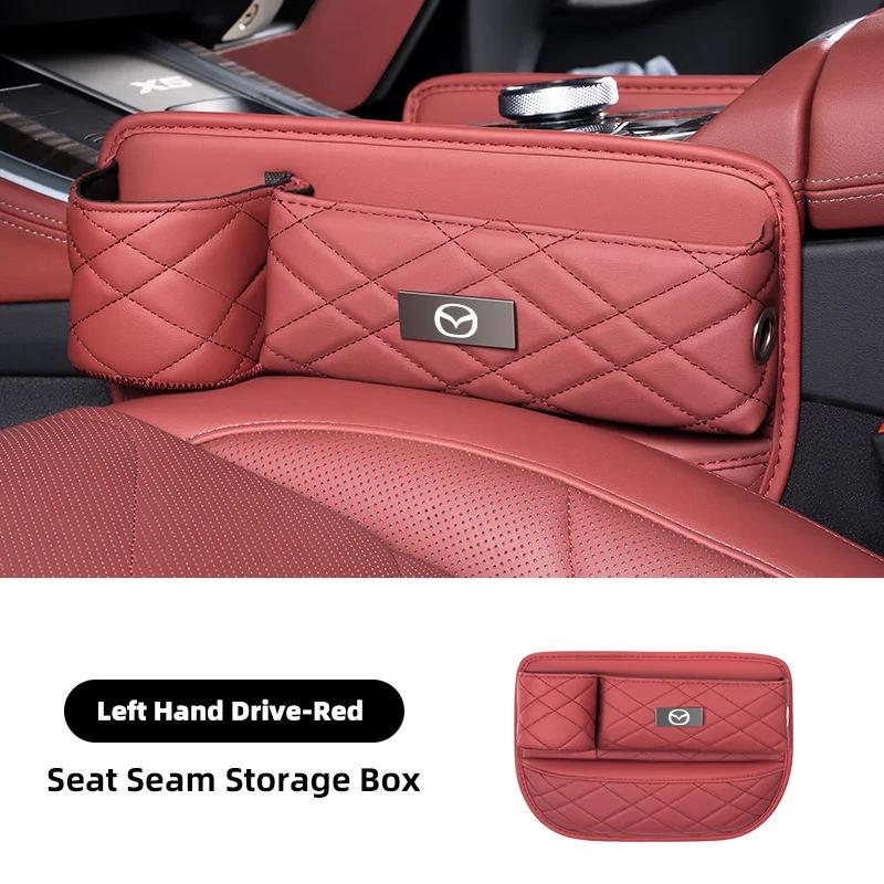 

2025 Hot Car Badge Seat Gap Organizer Storage Box Cup Holder For Mazda 2 6 3 CX5 CX80 CX70 CX90 MX30 CX60 CX50 CX30 BT50 e-TPV C