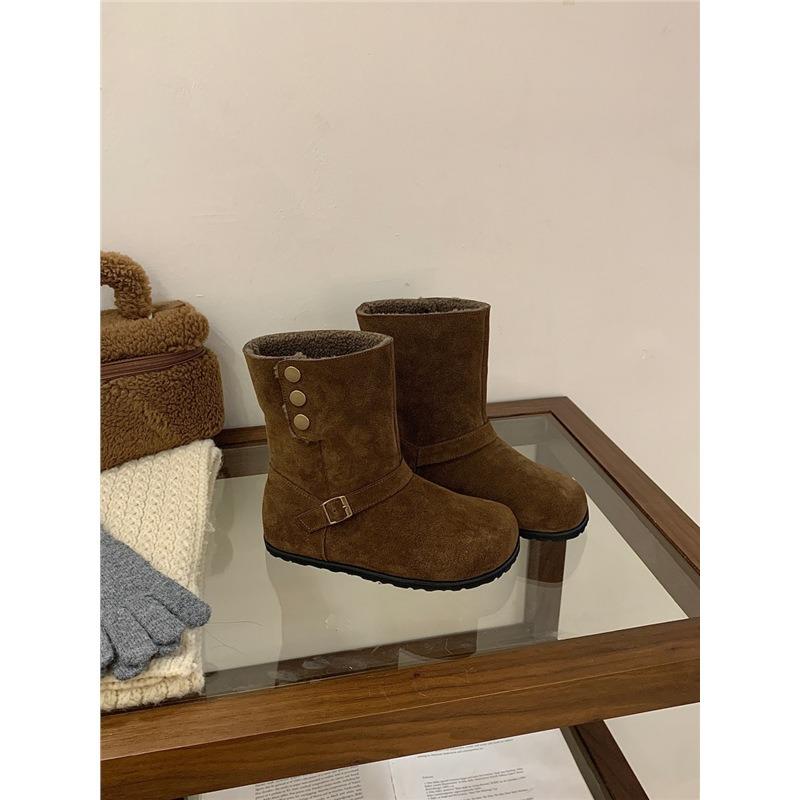 

Ретро короткие ботинки осень новые два способа носки складные в стиле Майяр велюровые хлопковые туфли женские ботинки 40