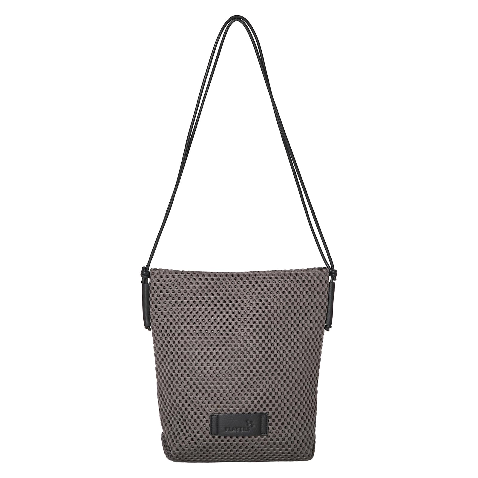 

Players Air Mesh Rectangle Shoulder Bag for Women, 91206006B, Greige [B], Approx. 19cm W x 27cm H x 7cm D, Handle Height: Approx. 33cm