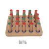Wooden Insertion Plate Finger Dexterity Improve Fine Motor Coordination Hand Rehabilitation Peg Board Medium