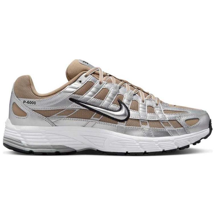 Nike Tênis Unissex P-6000 Cáqui Prata Metálico Platina Metálico Platina Puro HQ3030-200