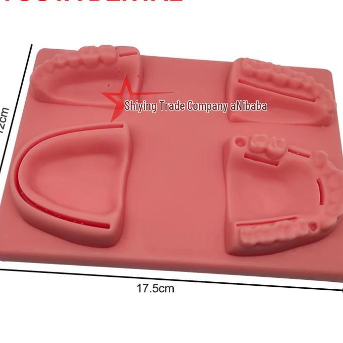 Silicone Suturing Knot Tying Practice Model for Oral and Skin Surgery Training