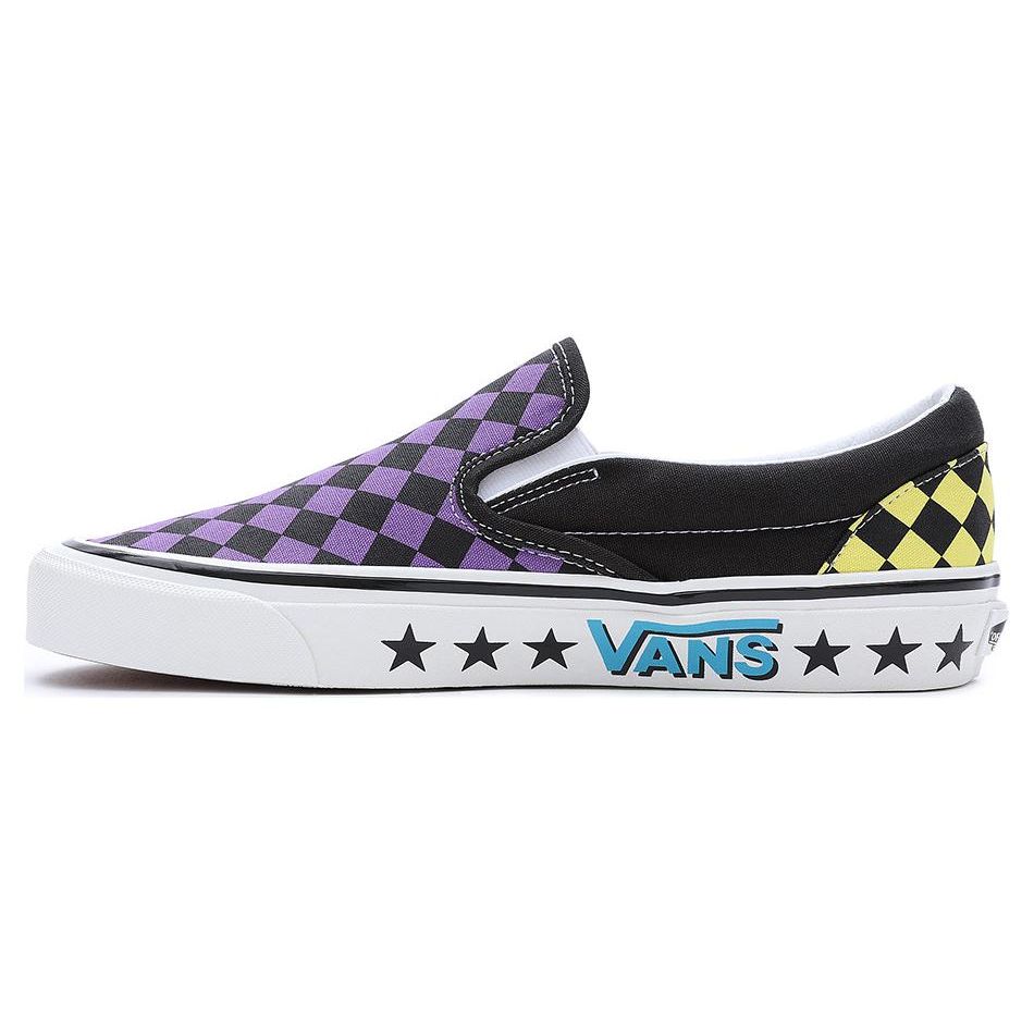 Vans Slip-On Series 98 Casual Low-Top Skate Shoes Unisex Sneakers Purple Black VN0A7Q58PCA