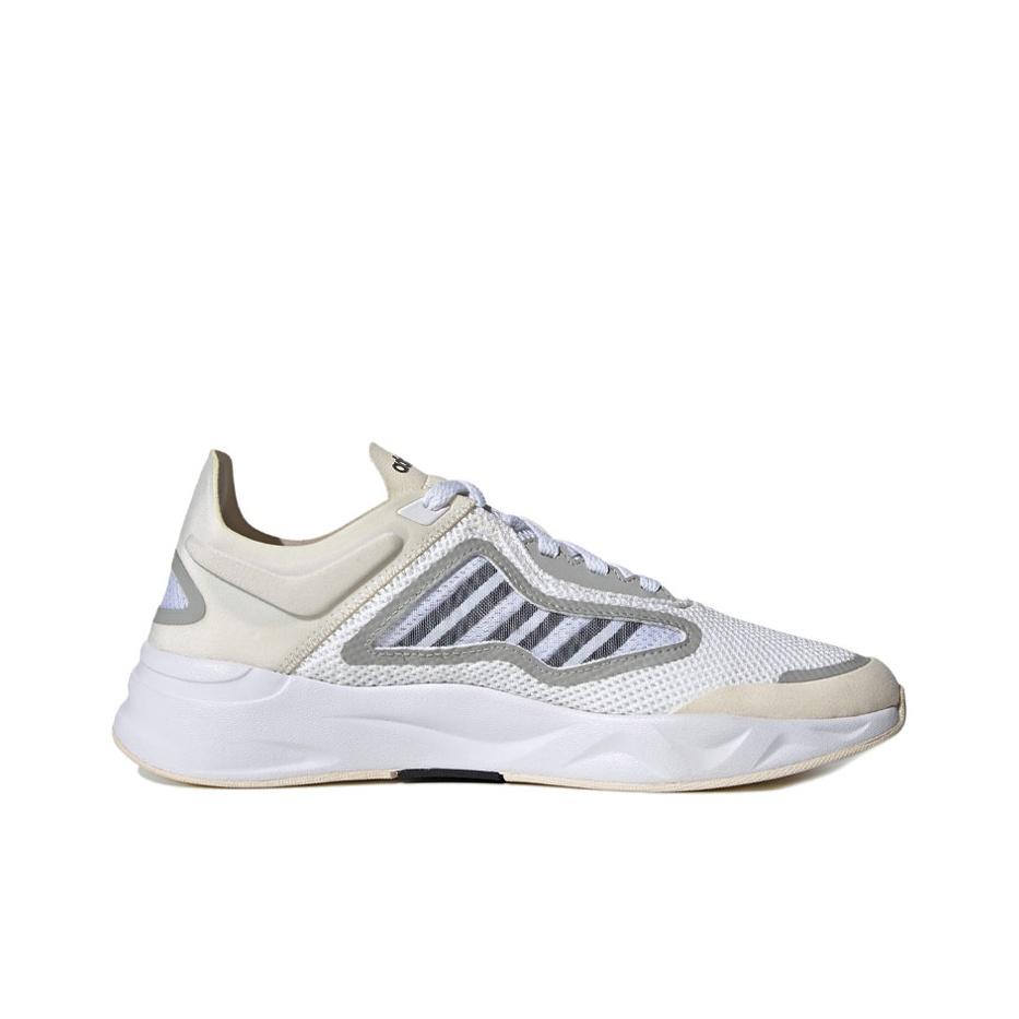 Adidas Neo Futureflow Cc Fabric Sports Shock Absorption Non-Slip Wear-Resistant Low-Top Casual Shoes Men sneakers Off-White Black FW7188