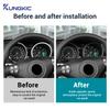 Dashboard Trim Sticker van Koolstofvezel voor Mercedes Benz SLK R171 2004-2010 Interieur Accessoires