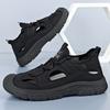 Sandals men's new breathable hollow men's shoes lightweight beach shoes outdoor sports shoes men's shallow single shoes