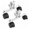 Universal Feet for Infrared Heaters, Freestanding Feet with Lockable Swivel Casters for Wall Mounted Infrared Heating