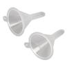 2pcs Plastic Mini Funnel Transparent Portable Multi Purpose for Perfumes Liquid Powder Essential Oils