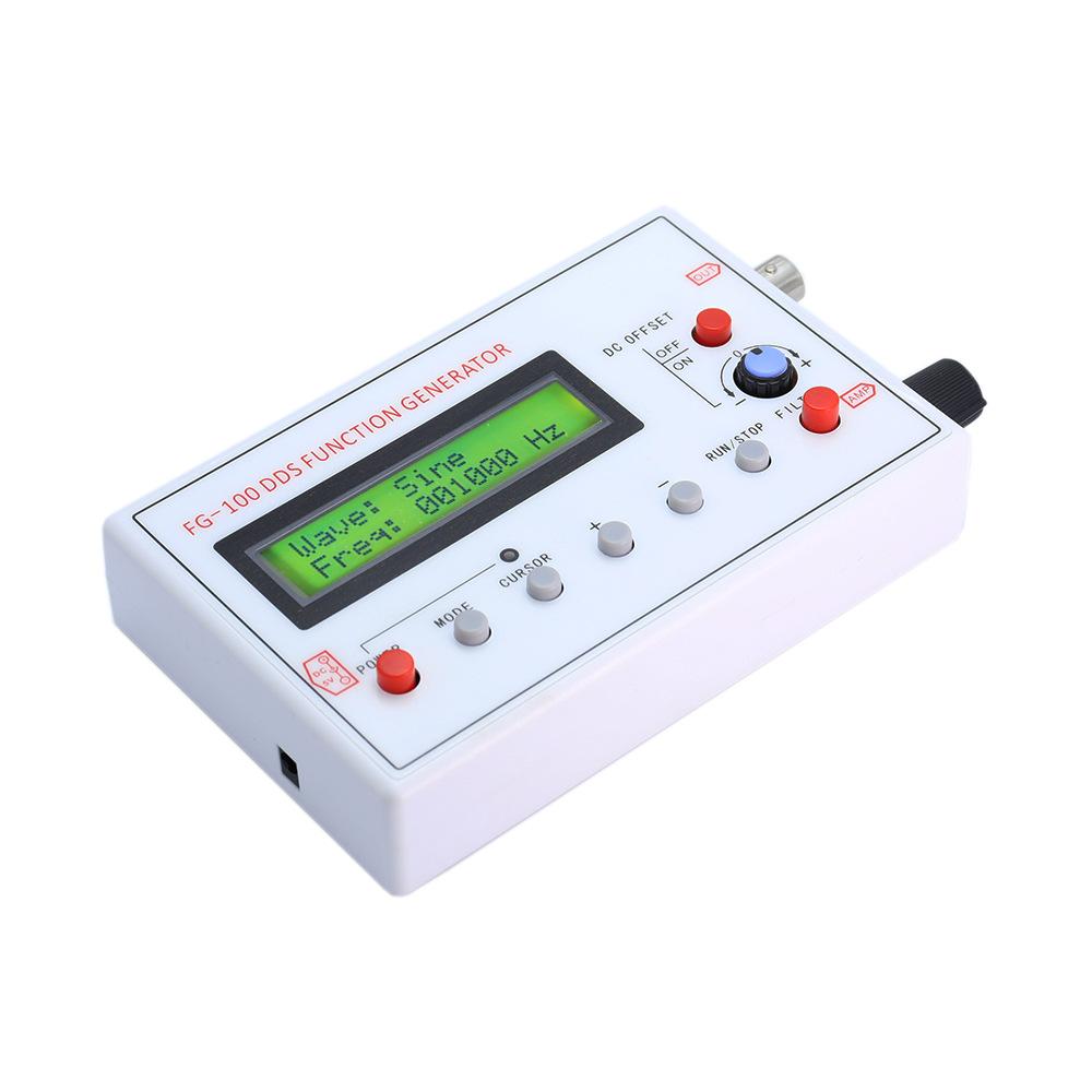 FG-200 DDS Function Signal Generator 0.01Hz-500KHz Signal Generator Adjustable Module  Sine+Square+Triangle+Sawtooth Waveform