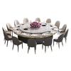 Electric Round Dining Table with 20 Induction Cookers - Perfect for Restaurants, Private Rooms, and Home Hot Pot.