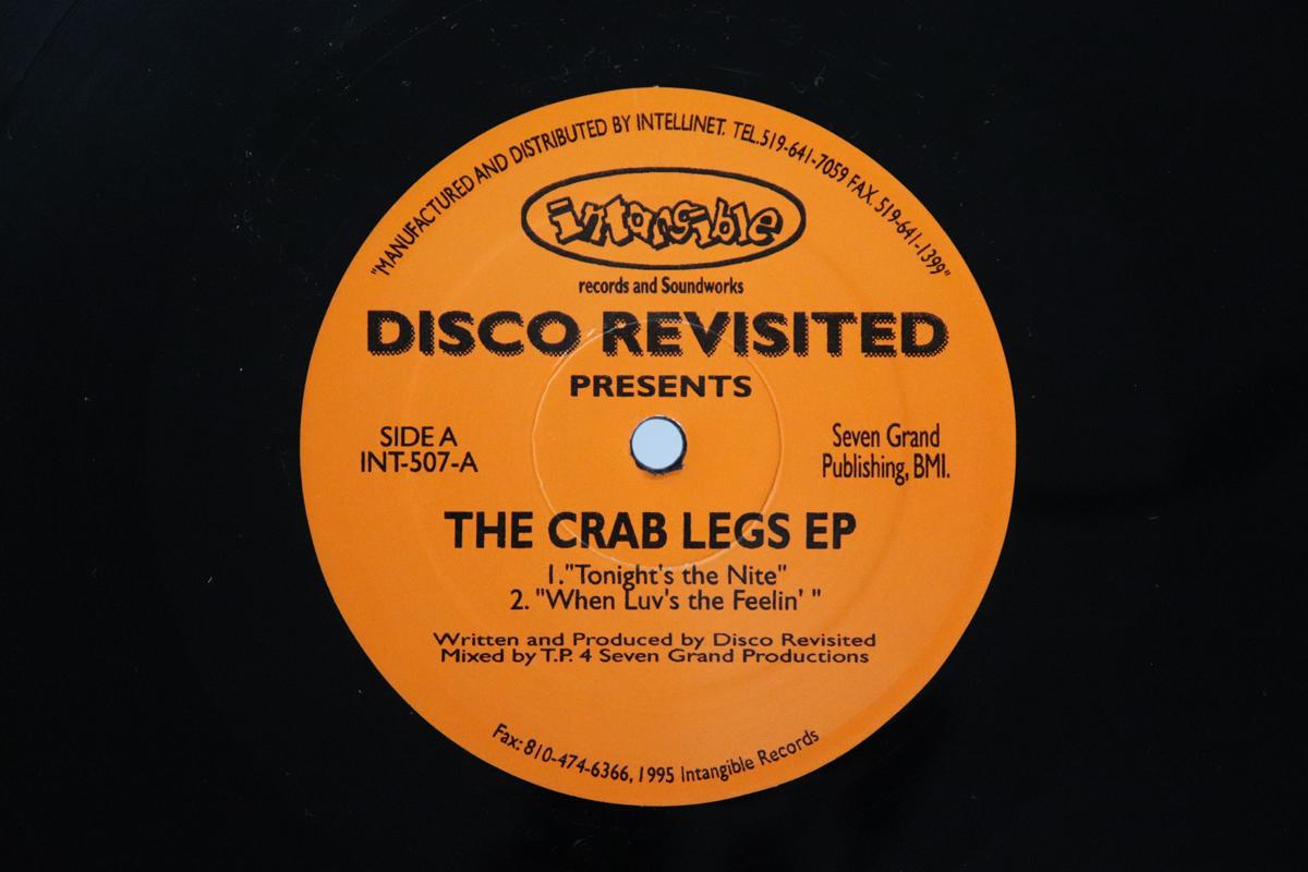 

12inch Record DISCO REVISITED Crab Legs EP INT507 INTANGIBLE REC 1995 US Dance Electronica Used