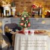 Artificial Mini Christmas Tree, 22Inch Tabletop Christmas Trees 65 Branch Tips Small XmasTrees with Ornaments for Indoor Desktop