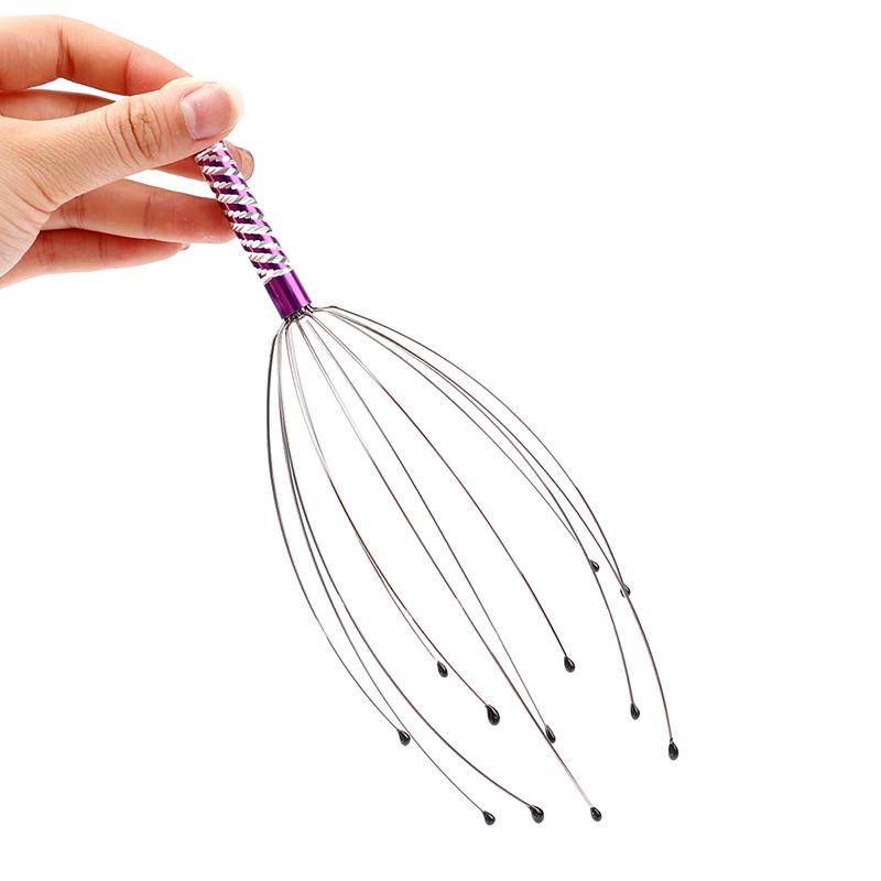 1Pcs Head Massager Scratcher Scalp Neck Release Relax Stress Massage Octopus