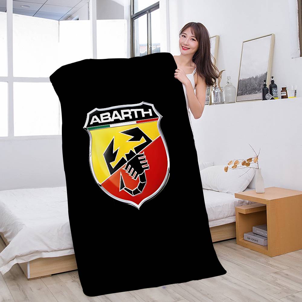 A-AbarthS-S LOGO Microfiber Beach Towel Absorbent Quick Dry Soft Yoga Swimming Resort Mountain Climbing Towel