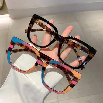 Vintage Anti Blue Light Optical Cat Eye Sexy Ladies Glasses Women Luxury  Designer Trend Myopia Prescription Eyewear Frame