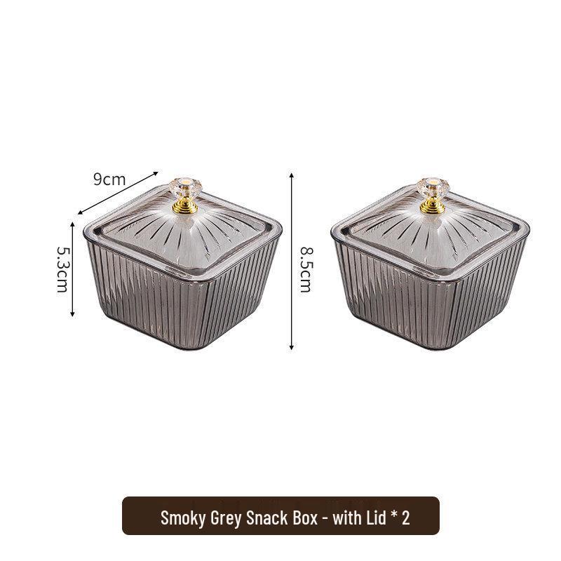 Creative Plastic Snack Compartment Plate for Living Room or Bar Use