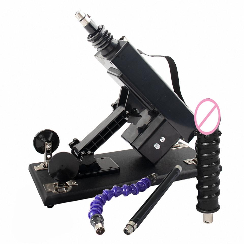 DTSUDU Sex Machine 3XLR Connector Accessory with Dildo and Suction Cup Love Machine Insertion Gun Machine for Couple Sex Game