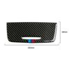 Carbon Fiber Gear Shift Position Panel Cover Trim Strip Fit for BMW 3-Series E90 E92-2005-12 Car Panel Trim Cover Sticker Decor