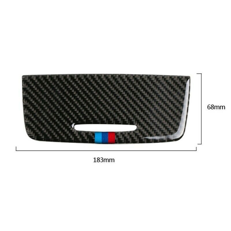 Carbon Fiber Gear Shift Position Panel Cover Trim Strip Fit for BMW 3-Series E90 E92-2005-12 Car Panel Trim Cover Sticker Decor