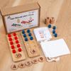 Wooden Montessori Ten-Frame Math Toy: Arithmetic & Counting Aid for Children