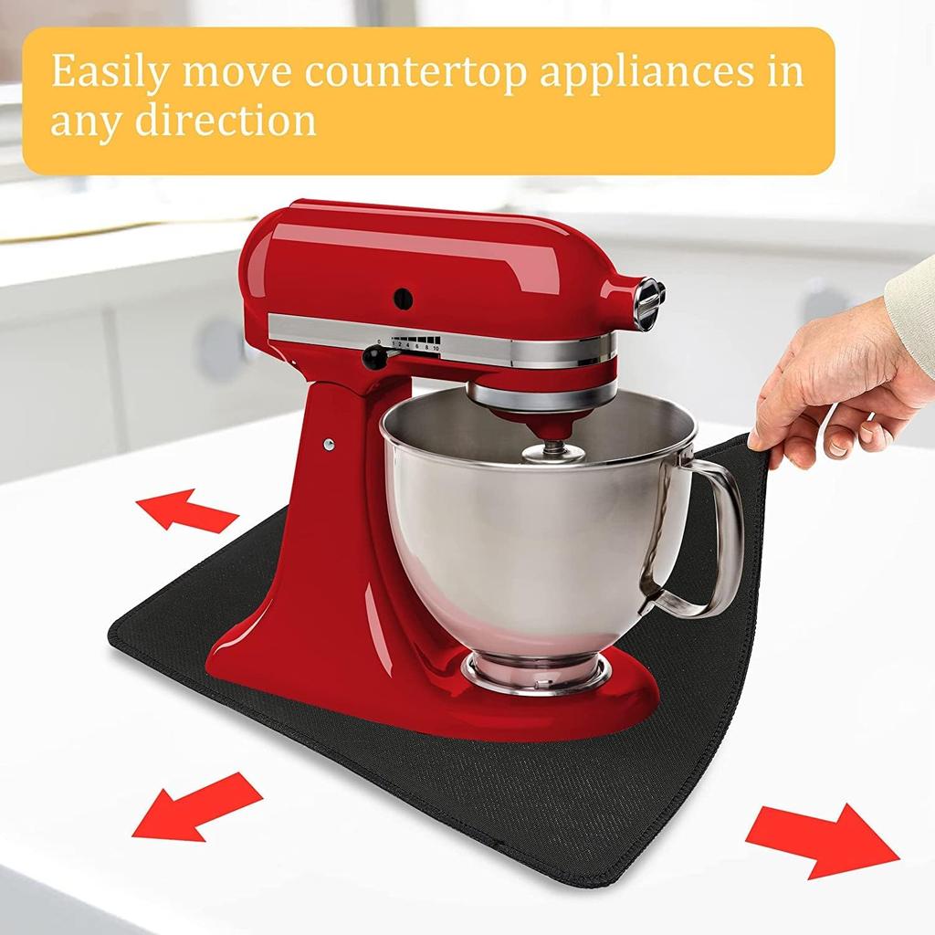 Heat Resistant Mat for Air Fryer,Heat Resistant Pad Countertop Protector Kitchen Appliance Mats with Sliding Function,Coffee Maker Mat for