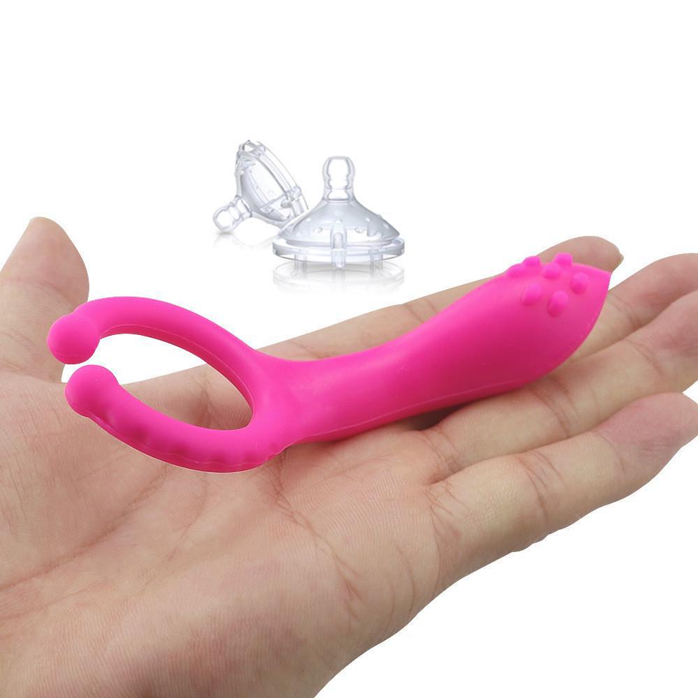 Women's Dual-Action Clitoral Vibrator and Stimulator for Couples