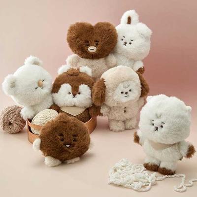 Official BT21 'MADE BY RJ' Standing Plush - Premium Collectible Doll